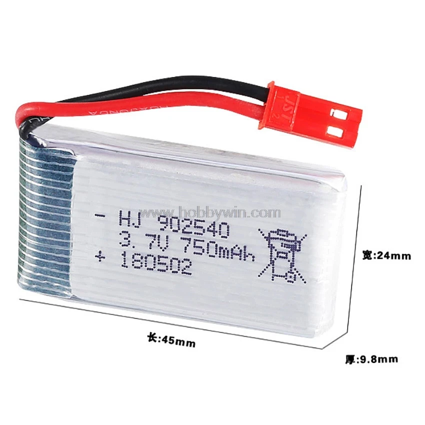 1S 3 7 V 750mAh 25C Lipo батарея JST вилка для мини размера RC самолет вертолет катер FPV Дрон |
