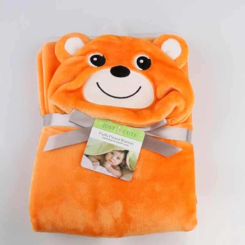 Детский мягкий Халат с капюшоном 12 цветов|baby towel|cartoon baby towelbaby bathrobe |