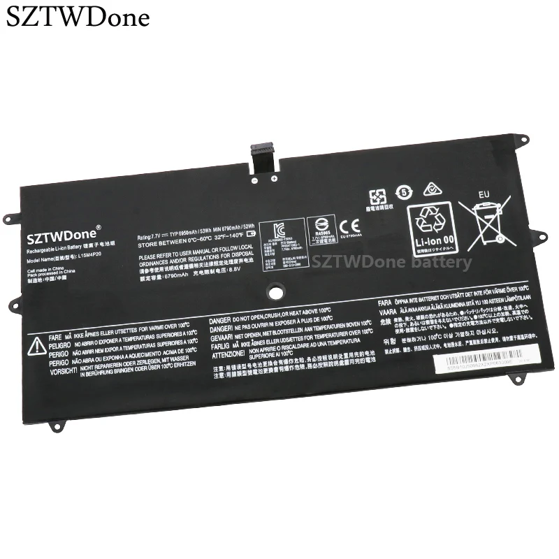 SZTWDone L15M4P20 Аккумулятор для ноутбука LENOVO YOGA 4S 900S 12ISK 7 V 6950MAH 53WH|laptop battery for lenovo|laptop
