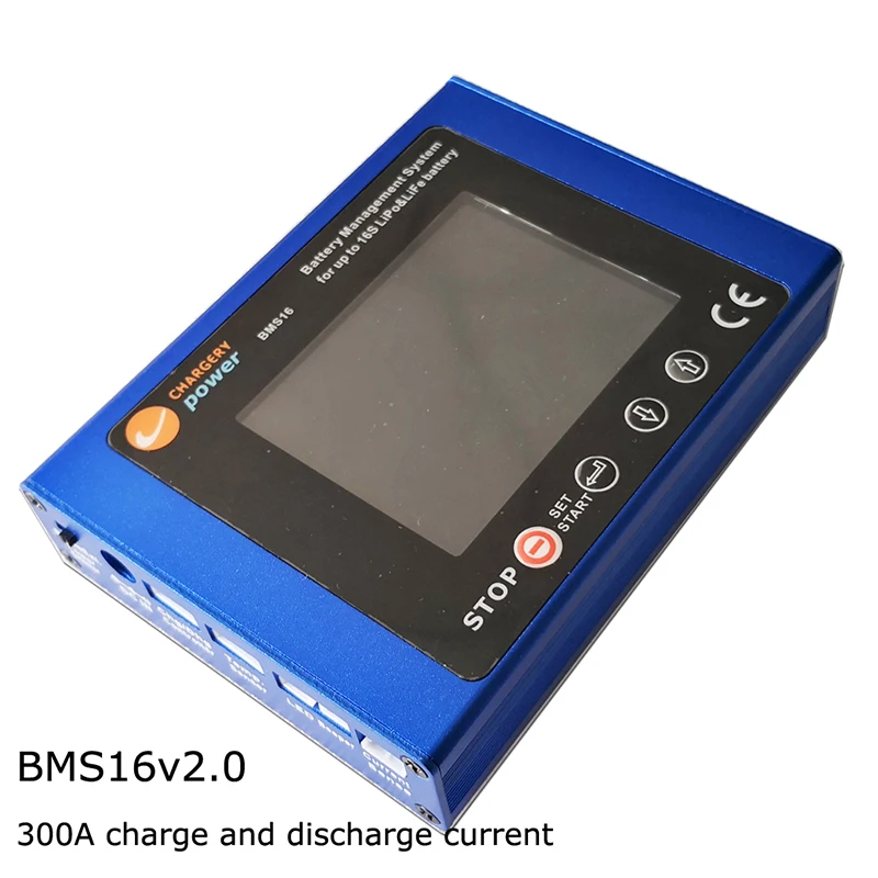 

300A BMS 2S - 16S LiPo LiFe Battery Management System TFT LCD Display Smart Lithium lifepo4 Li-ion Cells Chargery BMS16 V2.0 new