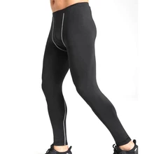 Мужские облегающие брюки, впитывающие влагу и быстросохнущие брюки для бега, одежда для занятий йогой и фитнесом