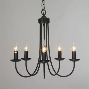 

Chandelier Classical LED All Copper Led Lamp Hotel Cloth Suspension Light 3 6 8 Heads For Living Room Study Chandelier Lamp B195