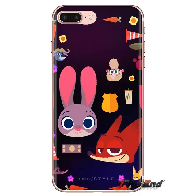 Nick Wilde And Judy Hopps Zootopia For Lg G3 G4 Mini G5 G6 G7 Q6 Q7 Q8 Q9 V10 V20 V30 X Power 2 3 K10 K4 K8 2017 Tpu Shell Cases Fitted