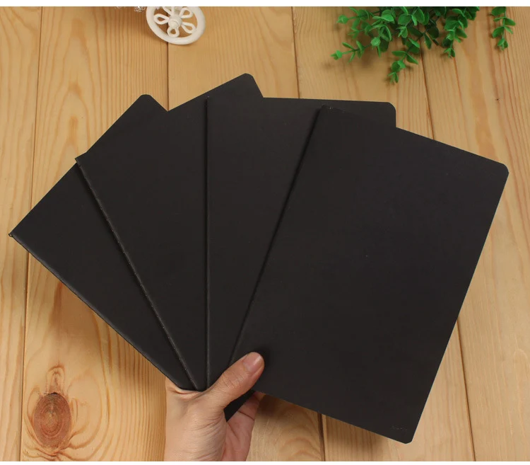 A5 B5 Black Notebook Stationery Blank Inner Paper Planner Sketchbook Vintage Diary Book Graffiti School Office Supply Papelaria A5 B5 Black Notebook Stationery Blank Inner Paper Planner Sketchbook Vintage Diary Book Graffiti School Office Supply Papelaria