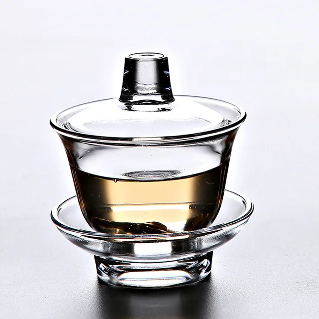 TANGPIN heat resistant glass gaiwan teapot for puer gaiwan cup of tea