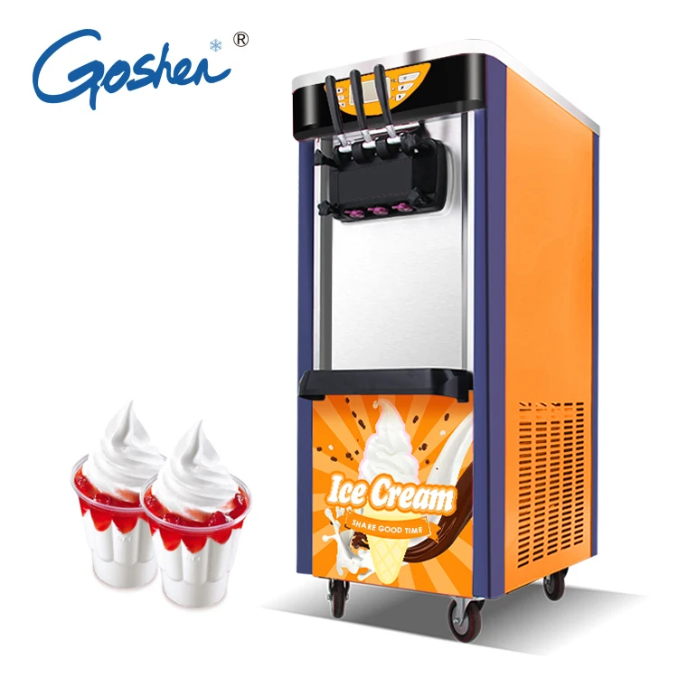 

Stock products 3 levers (2 flavors and 1 mixture used soft serve ice cream machine, soft ice cream machine price