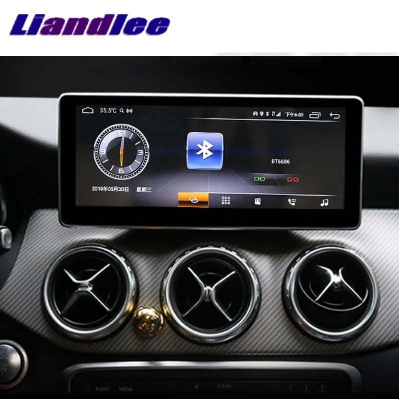 Sale Liandlee Car Multimedia Player NAVI 4G RAM CarPlay For Mercedes Benz MB A Class W176 2013~2018 Car Radio Stereo GPS Navigation 3
