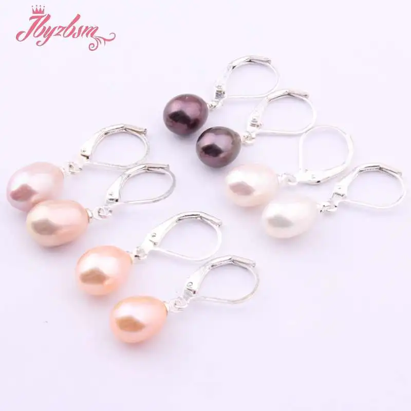 Женские серьги подвески с натуральным пресноводным жемчугом 7 8 9 мм|dangle earrings|earrings