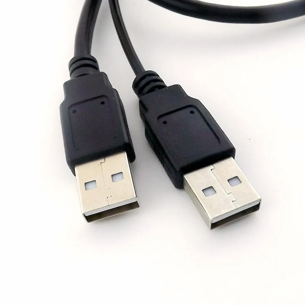 1x USB 2,0 A папа-двойной USB 2,0 A штекер для передачи данных и зарядки Y сплиттер папа-папа удлинитель соединительный кабель 15+ 65 см