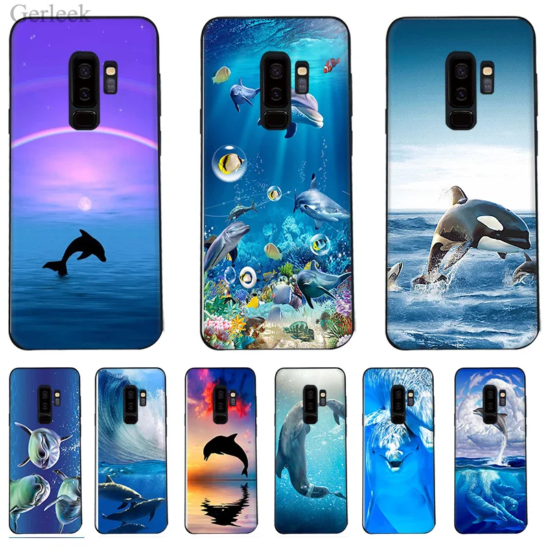 Чехол для телефона Ocean Dolphin Dance And Jumping samsung Galaxy A3 S6 S7 Edge S8 S9 Plus 2016 2017 | Мобильные