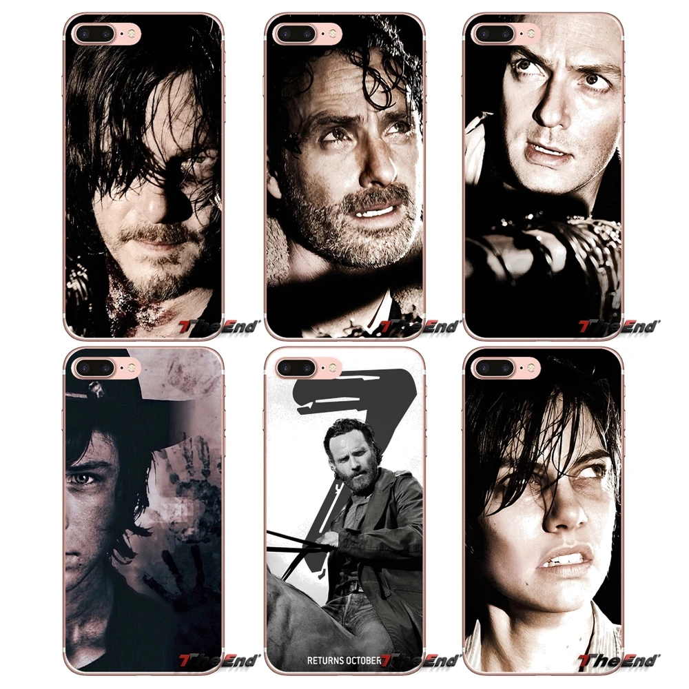 

For Samsung Galaxy J1 J2 J3 J5 J7 A3 A5 A7 2015 2016 2017 J530 J730 Fundas Coque The Walking Dead Glenn Rhee Soft Phone Cover