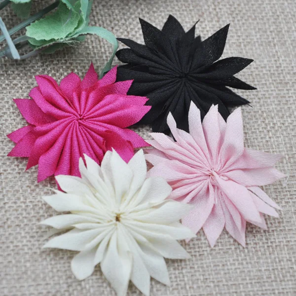 Upick 20 шт. милые ленты Цветы Свадебные шитье DIY ремесла аппликации E19 - Цвет: Mix Color