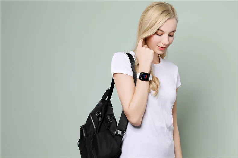 Модные светодиодный смарт-часы psirm для занятий спортом на открытом воздухе, женские цифровые водонепроницаемые часы от ведущего бренда, красочные часы для женщин, Relogio