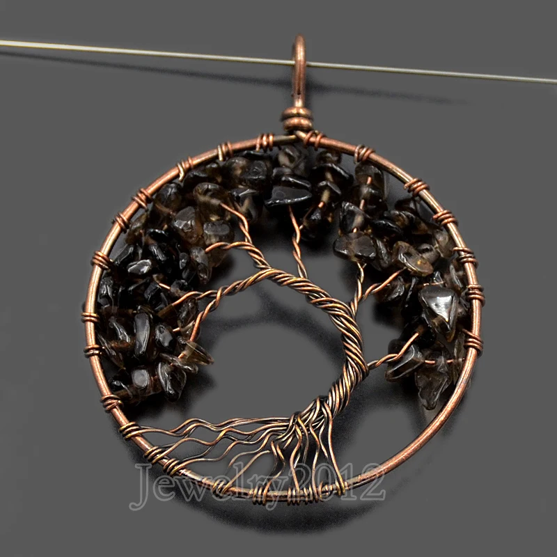 005-9a Smoky Quartz Pendant