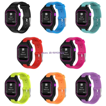 

Silicone Replacement Wrist Band With Tools For Garmin Forerunner 25 Watch Female