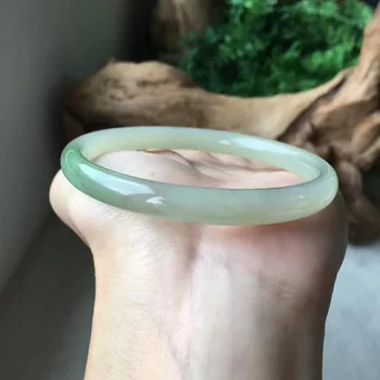 

J79#Hetian jade white jade bracelet jade warm and delicate structure compact