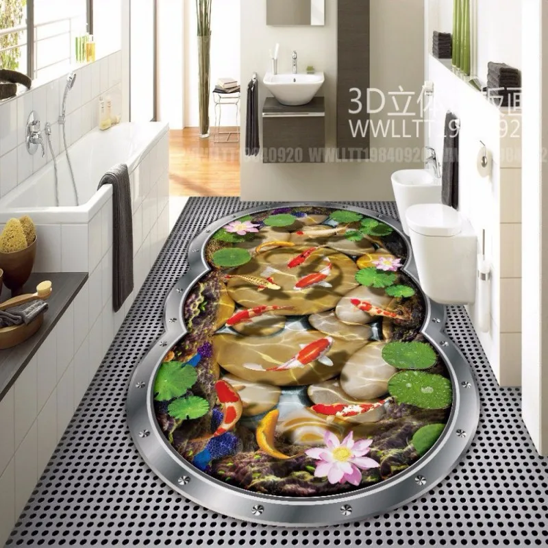 Unique Floor Fish Tank for Small Space