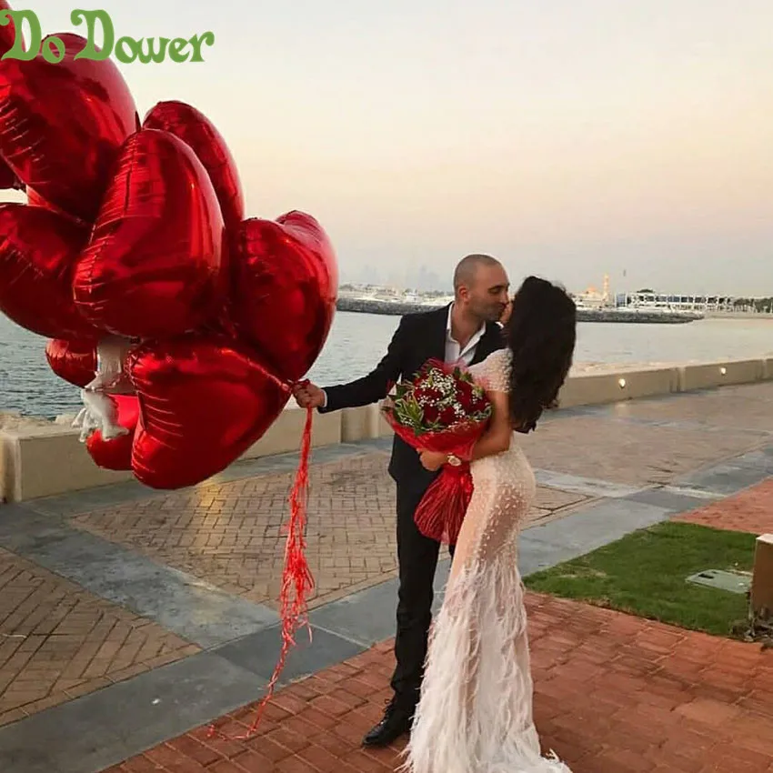 18 pulgadas 8 piezas corazón amor Globos de la hoja, globo de látex, juguetes inflables, boda, día de San Valentín decoración globo de helio te amo Globos 18 pulgadas 8 piezas corazón amor Globos de la hoja, globo de látex, juguetes inflables, boda, día de San Valentín decoración globo de helio te amo Globos