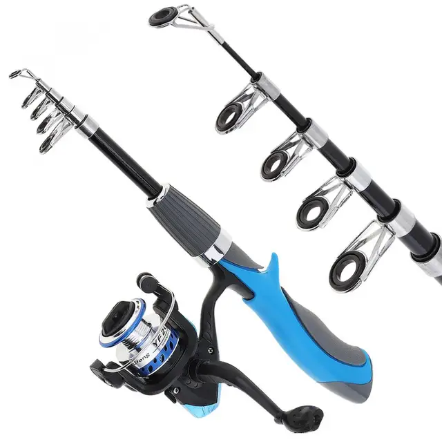 Best Offers 1.4M Mini Portable Rod Combo Telescopic Ice Rock Fishing Rod + Spinning Fishing Reel Best Offers 1.4M Mini Portable Rod Combo Telescopic Ice Rock Fishing Rod + Spinning Fishing Reel
