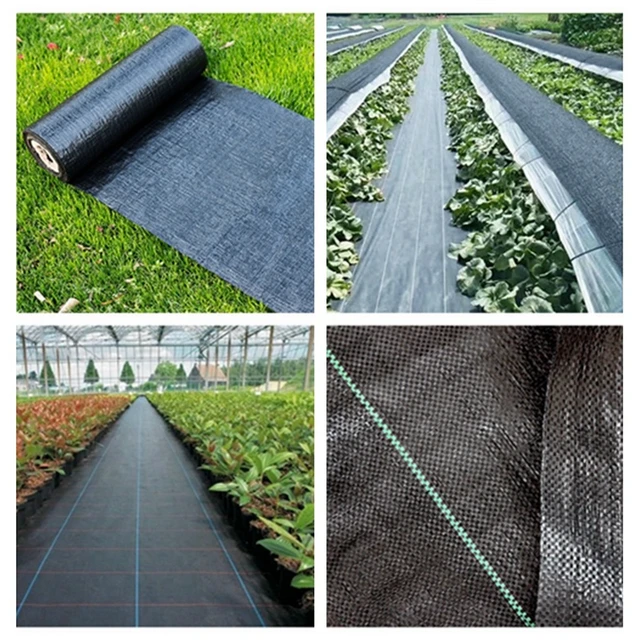 Length 5m Garden Weed Barrier Fabric Agriculture Greenhouse Weed
