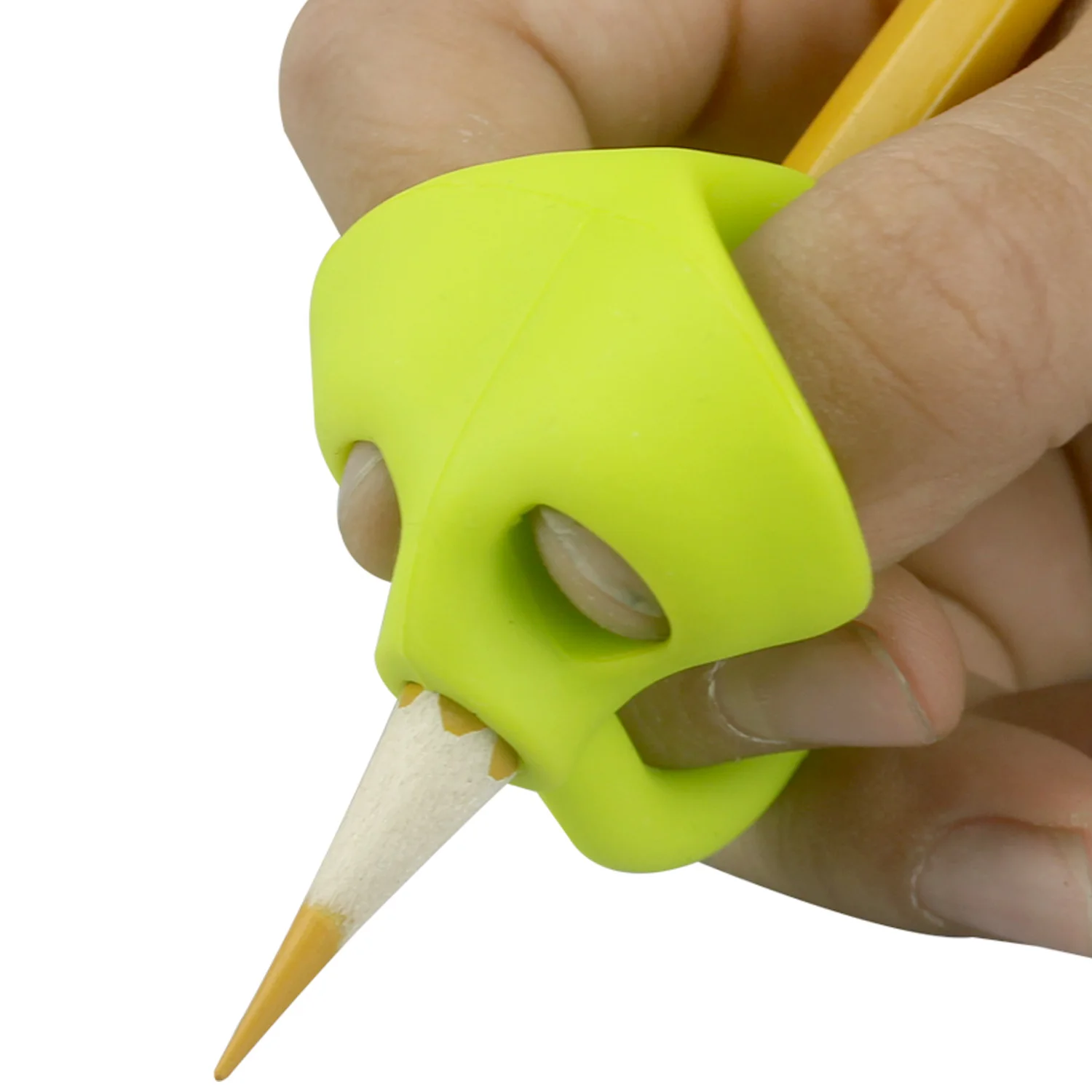 Behogar3 шт. карандашные ручки захват для помощи в письме тренажер для коррекции осанки палец ручка для детей дошкольников дети специальные потребности