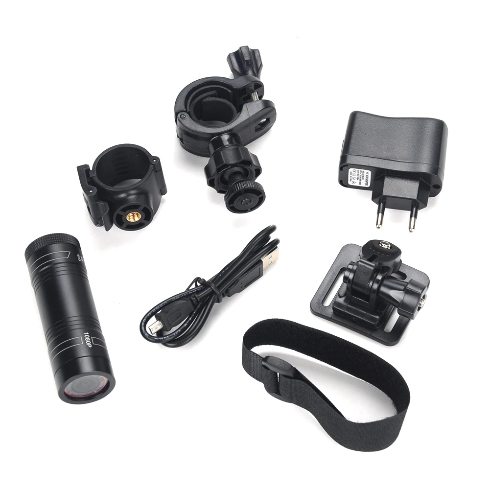 Cheap Mini Waterproof Sports Action Camera Bike Helmet Bracket DVR Digital Video 120 Degree Wide F9 Full HD 1080P DV Camera 4