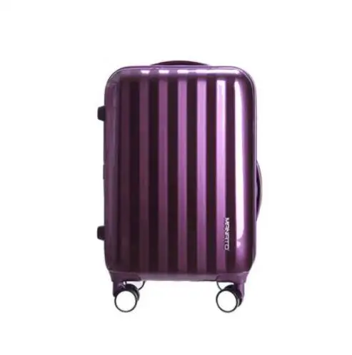 CHENGZHI 2" 24" 2" дюймов Модные женские ретро сумки на колёсиках Спиннер мужские дорожные сумки чемодан колеса - Цвет: purple