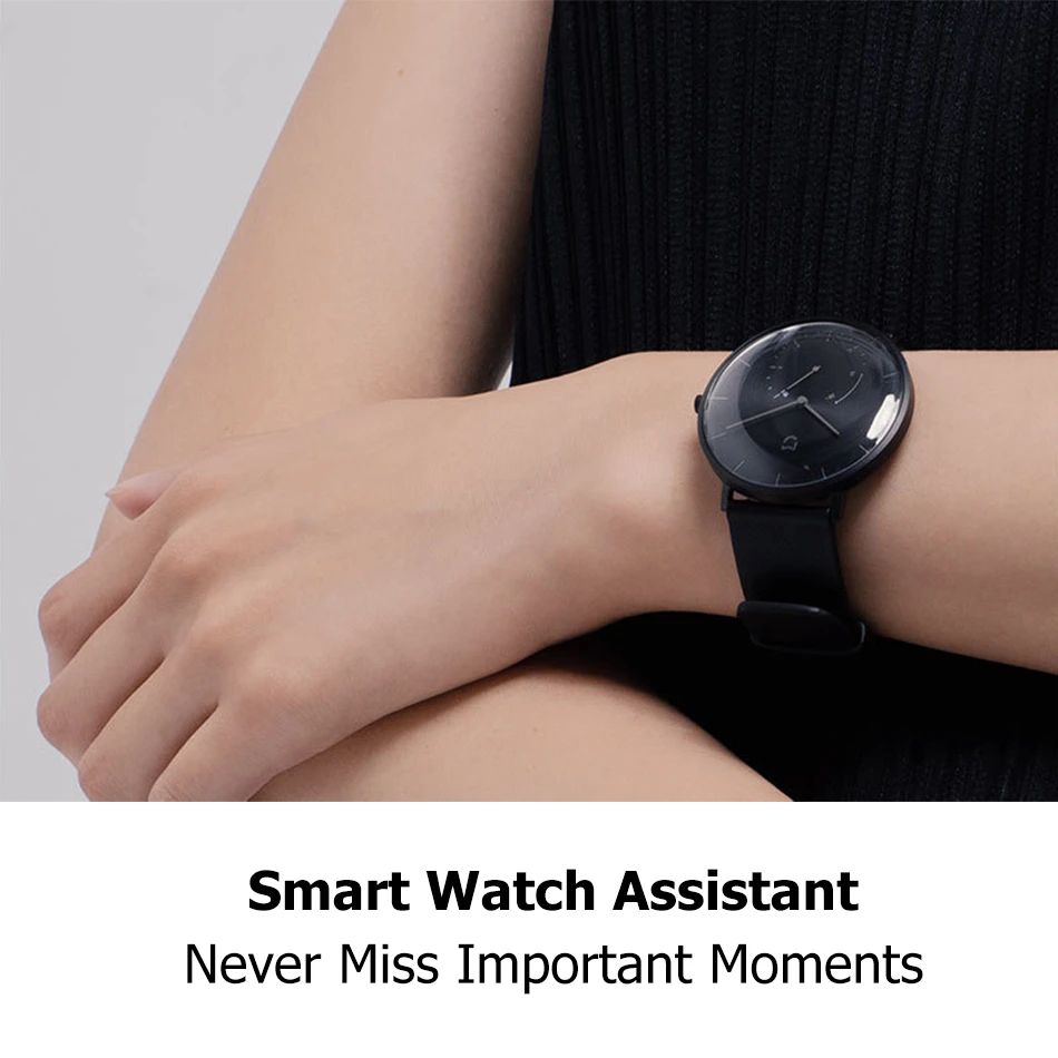 Xiaomi Mijia Smart Quartz Watch 3 Color Waterproof Smartwatch Bluetooth 3ATM Pedometer Wristband Au