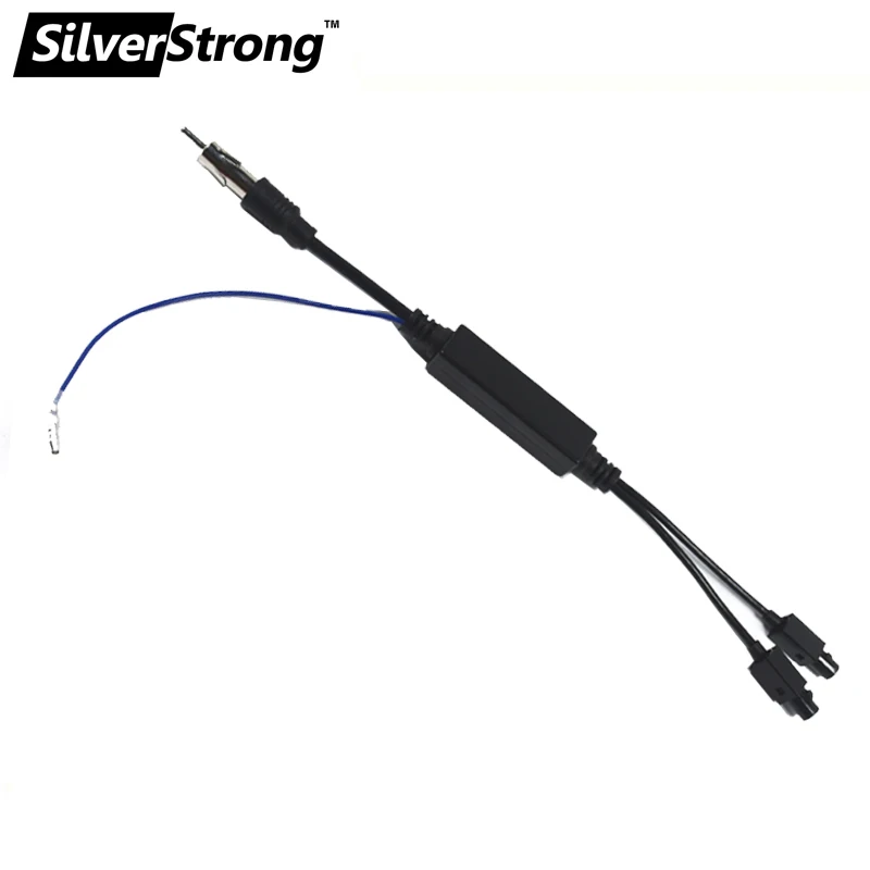 

SilverStrong Two Way OEM Car DVD Car Radio Antenna Adapter Diversity System Fakra for VW-AUDI-MERCEDES-BMW Radio Booster for VW