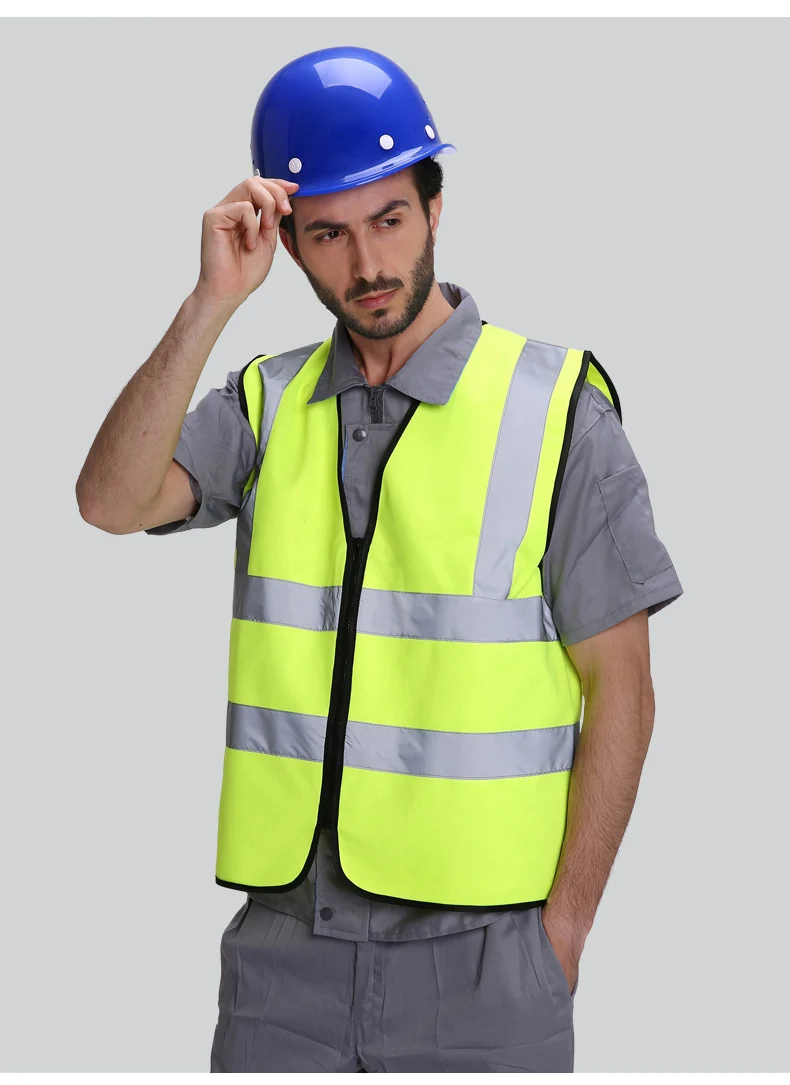 Reflective Vest High Visibility Fluorescent Clothing Multi Color Safety Clothes For Road Working Running Sport Warning Safe Vest (8)