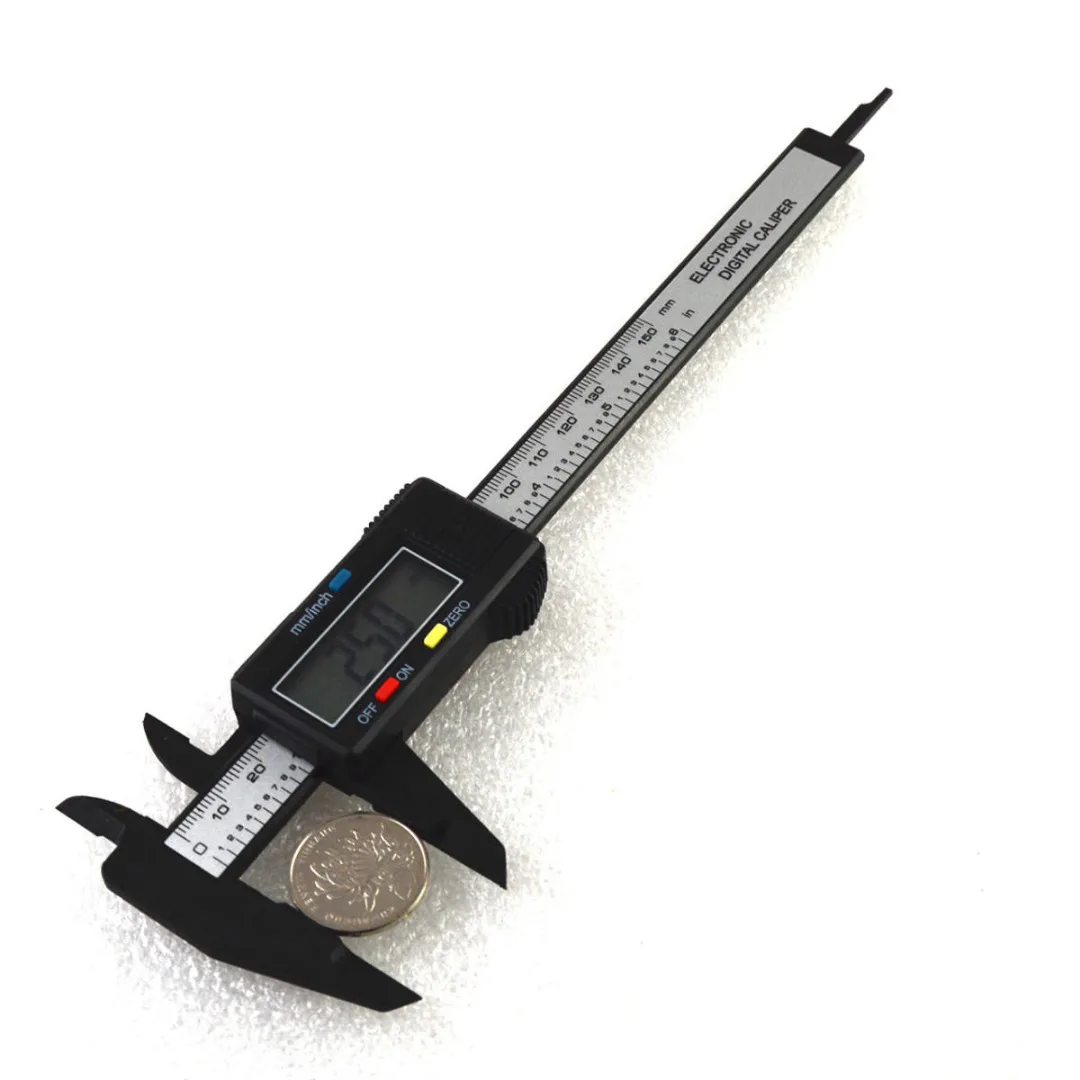 

1pc Electronic Digital Vernier Caliper LCD Digital Caliper Micrometer Gauge 6 inch 150mm For Measurement Tool