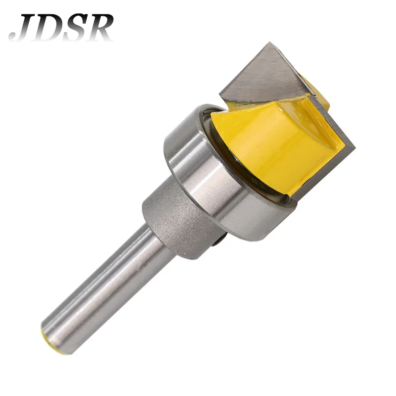 JDSR 1/4"Shank Woodworking Milling Cutter Router Bit Alloy Blade Carbon Steel Handle Cutter