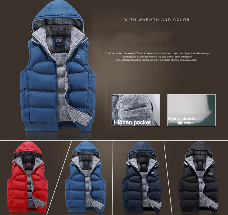 Пальто Мужская зимняя теплая одежда для мужчин DB058