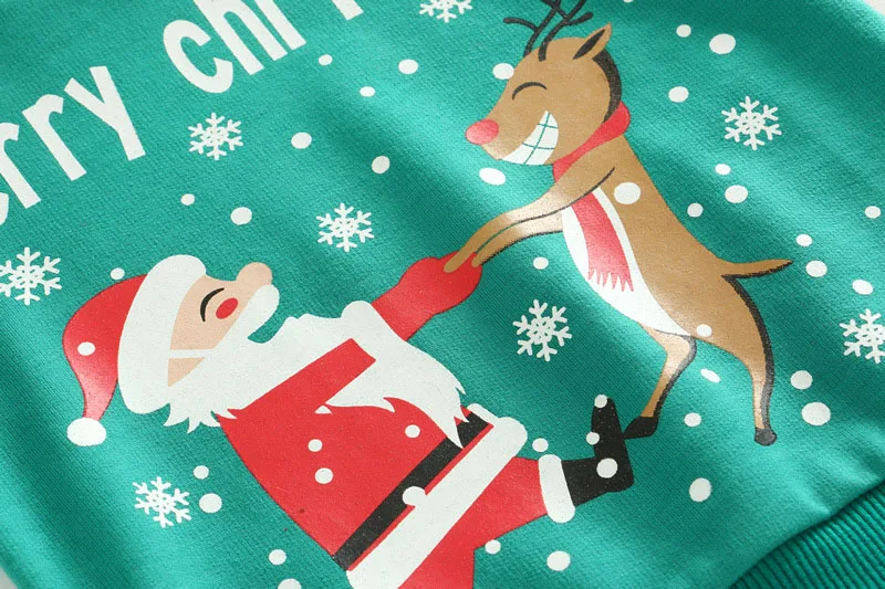 Winter warm cartoon long sleeve sweater shirt for boys girls pullover basic shirt for kids coats new year costumes children clothing (2)