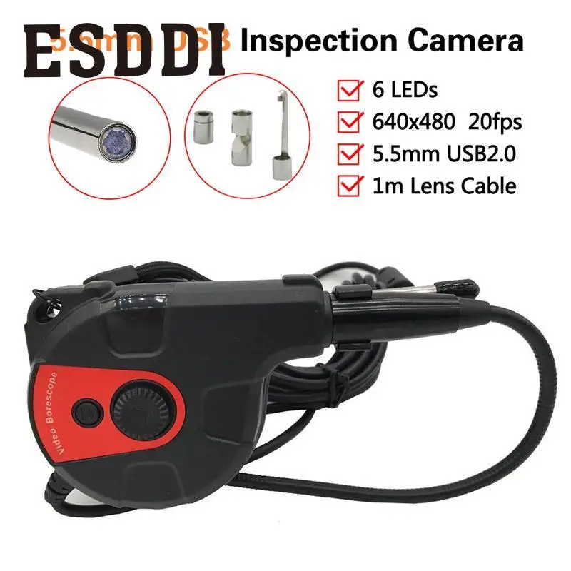 

2017 New hot 5MM IP67 Android Endoscope Inspection 6LED USB Borescope Video Camera HT-66AC/HT-88AC Snake Inspection Tube Pipe