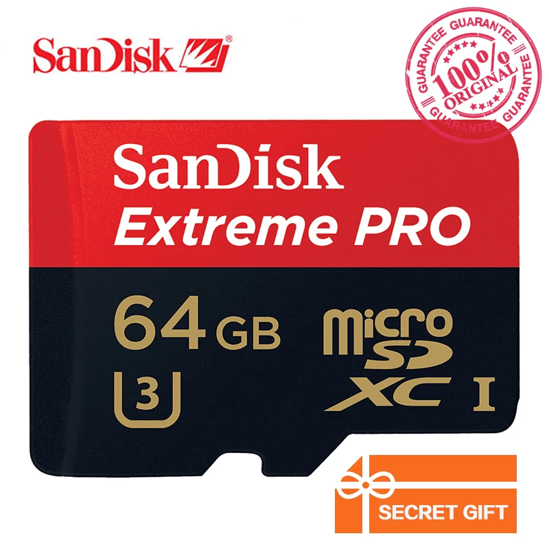 SanDisk micro sd Extreme PRO 256 ГБ UHS I карта памяти 128 Гб SD 64 TF 170 МБ/с./с класс 10 U3 V30 A2 cartao de