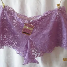 XXL плюс размеры для женщин пикантные кружево нижнее бельё для девочек цветочный трусики сексуальное женское бельё boyshort 6 шт./лот отличное качество опт