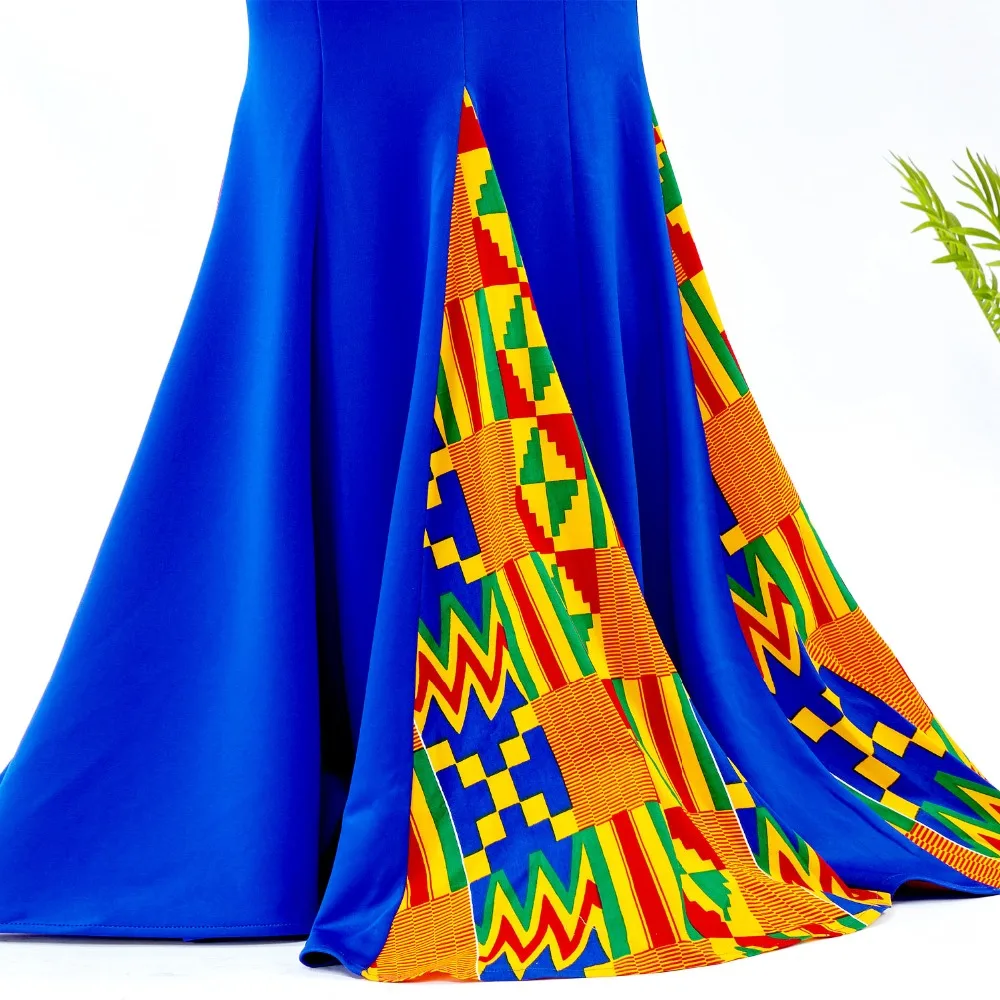 Африканские платья для женщин Анкара платья африканская женская одежда хлопок воск традиционная африканская одежда
