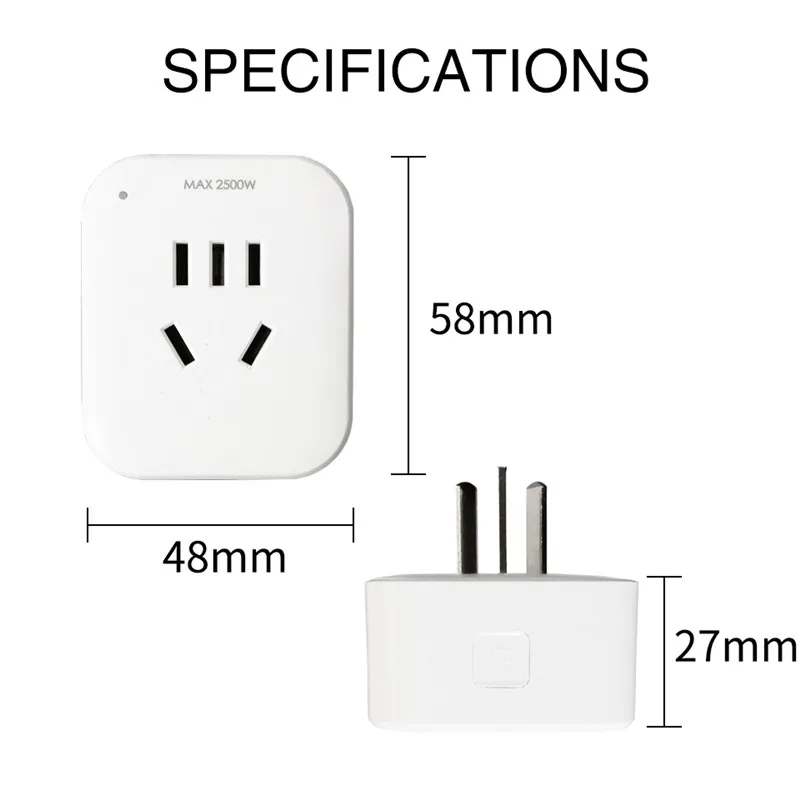 AU Wi Fi Smart гнездо разъема питания мобильное приложение дистанционное управление