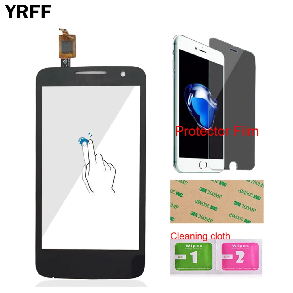 Сенсорный экран для Alcatel One Touch M'Pop OT5020 5020 5020D переднее стекло сенсорный сенсорная