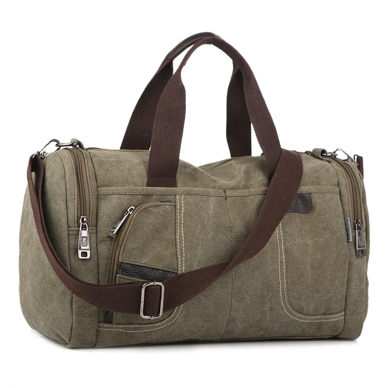  Korean Version of the New Simple Men's Handbag Casual Wild Large Capacity Canvas Bag Fashion Person - 32866959316