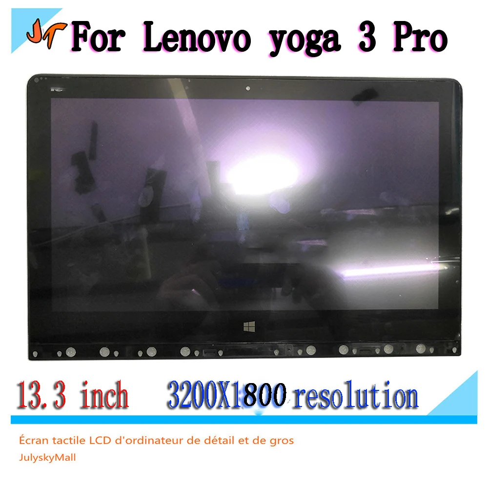 Для lenovo 13,3 дюйма 3200*1800 ноутбук сенсорный экран и ЖК-дисплей компонентами дисплея lenovo YOGA 3 Pro 1370 LTN133YL03-L01 40pin