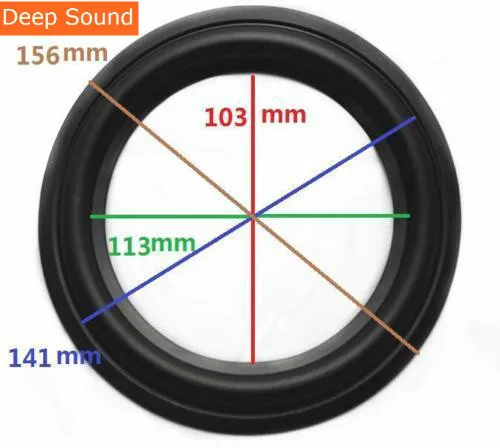 2pcs/lot New 156mm 6&quot 6 inch Speaker Surround Rubber Woofer Edge Audio Repair | Электроника