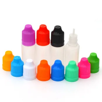 

10ml Plastic Dropper Bottles Empty Needle Bottle For Eye E Liquid With Childproof Cap And Long Tip PE Soft Vail 1000pcs