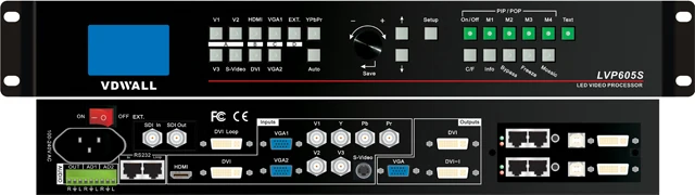 LVP605 большой светодиодный Экран видеостена процессор с VGA/DVI/HDMI