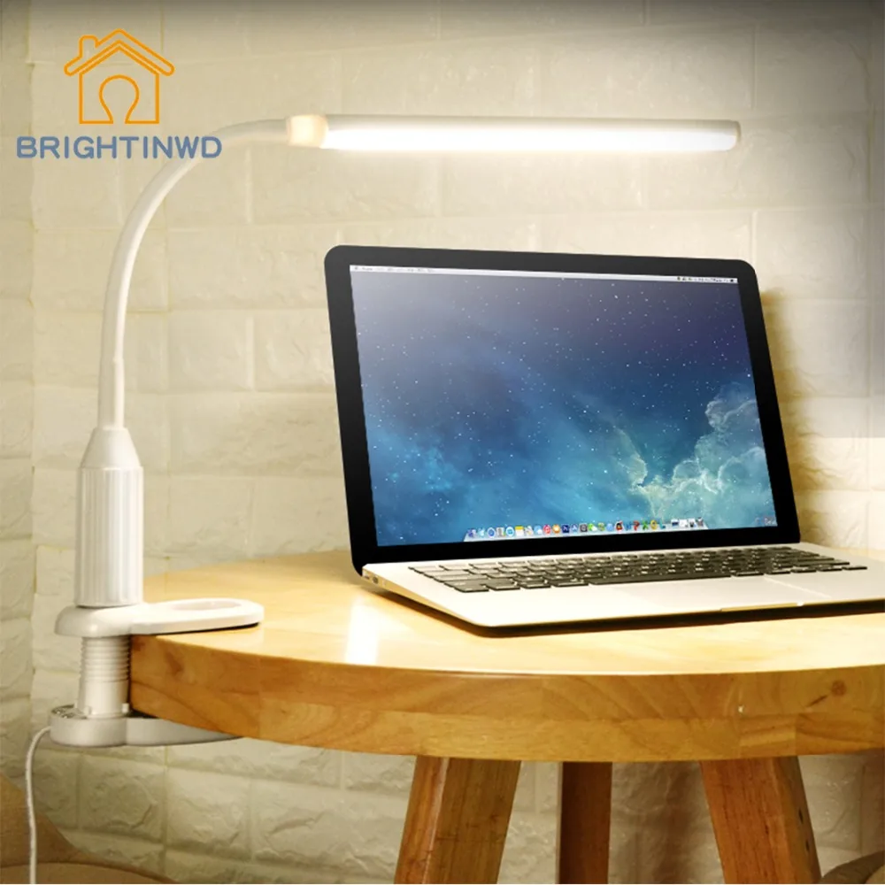 

Eye- Protection Table Lamp 24led Clip LED Table Desk Lamp brightness adjustment book light with clip Childern Night Light