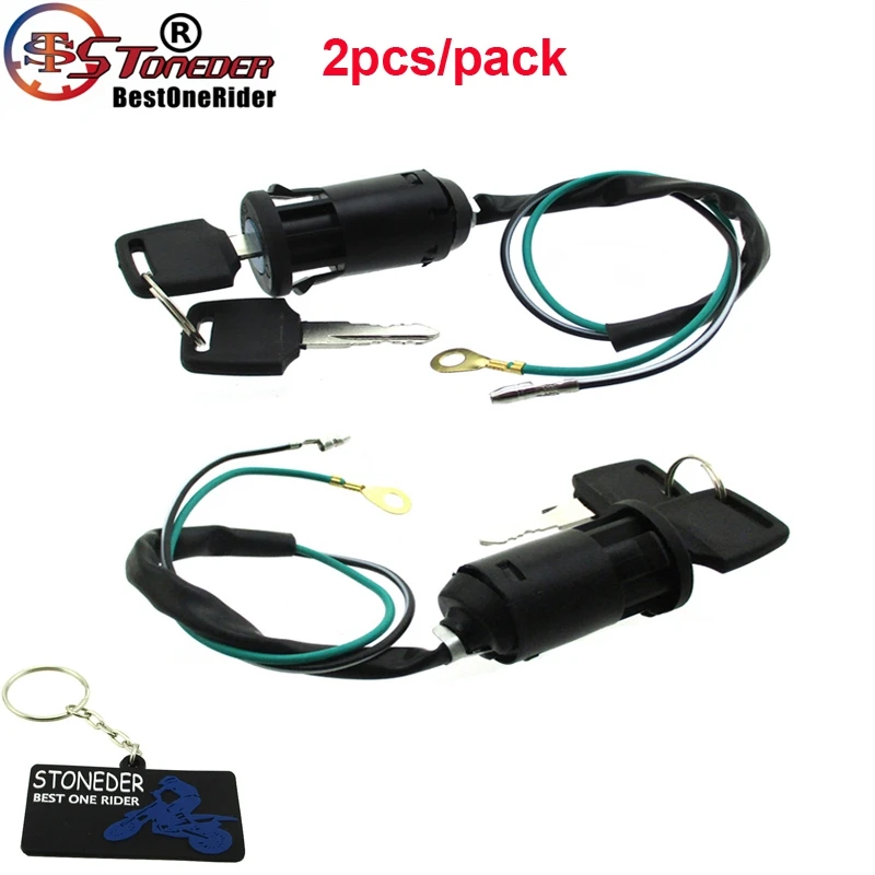 STONEDER 2x2 провода зажигания ключ переключатель для 2-тактный 47cc 49cc мини грязи мини-мотоцикл ATV Quad Go Kart Moto