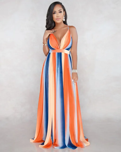 Buy Summer New Fashion Fashion Strap Female Dress V