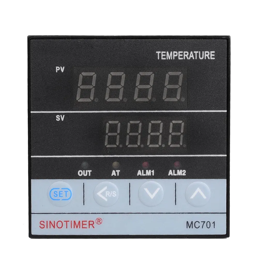 SINOTIMER короткий корпус вход PID регулятор температуры Термостат трехфазный питания