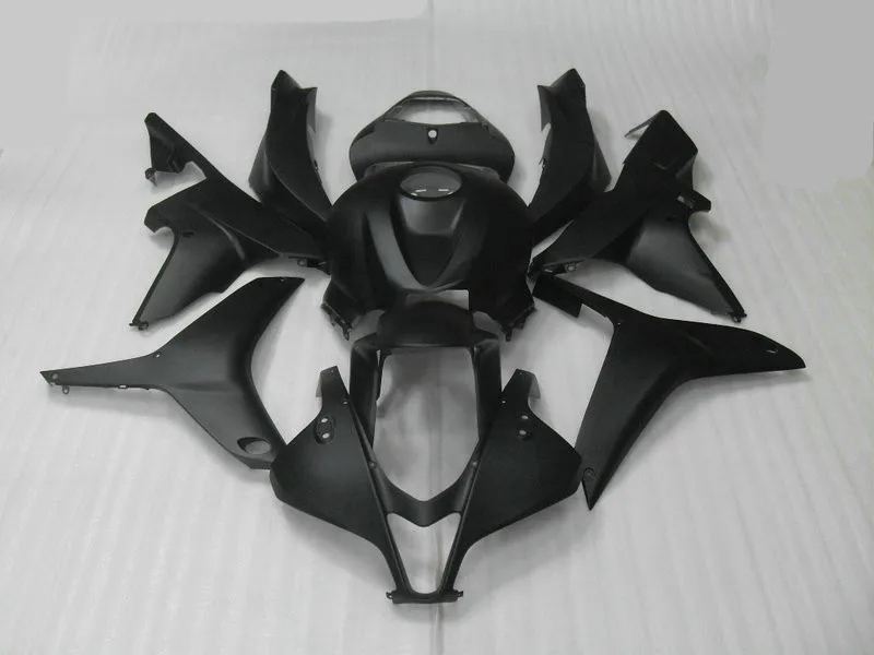 

Custom Motorcycle Fairing kit for HONDA CBR600RR F5 07 08 CBR 600RR CBR 600 RR 2007 2008 ABS All matte Black Fairings set HC06